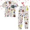 Beauty and the Beast Couple Pajamas Set, Her Beast His Beauty Valentine's Day & Honeymoon Gift