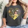 Beauty and the Beast Princess Belle Heart Shirt, Valentine's Day Gift for Fans
