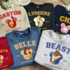 Retro Disney Beauty and The Beast Est. 1991 Shirt – Belle, Beast, Gaston, Mrs. Potts, Chip & Lumiere