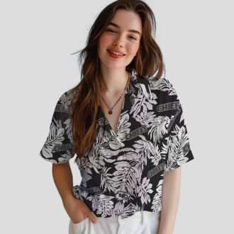 Kansas City Chiefs Monstera Leaf Hawaiian Shirt, Summer Beach & Game Day Outfit