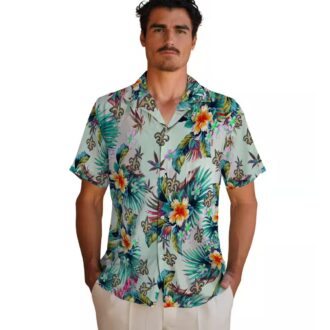 NFL New Orleans Saints Tropical Foliage Hawaiian Shirt for Men and Women