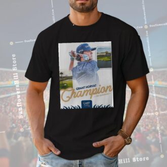PGA Tour Champion Grant Horvat Wins Creator Classic Poster T-Shirt