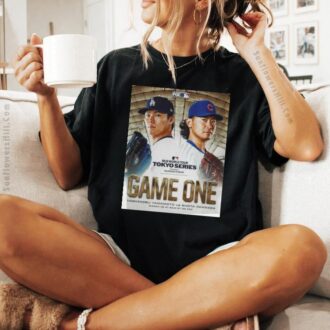 MLB World Tour Tokyo Series 2025 T-Shirt – Yamamoto vs. Imanaga Game One (March 18, 2025)