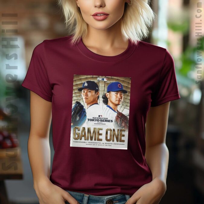 MLB World Tour Tokyo Series 2025 T-Shirt – Yamamoto vs. Imanaga Game One (March 18, 2025)