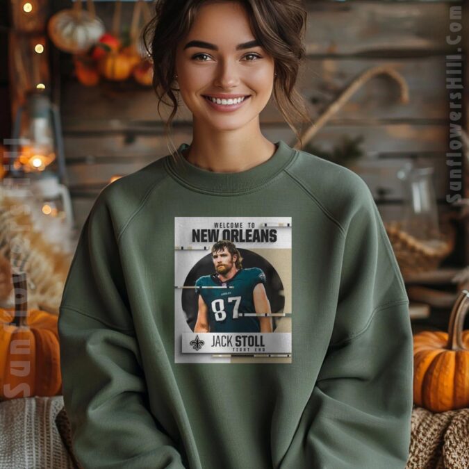 New Orleans Saints Jack Stoll Signing Shirt – Welcome to New Orleans Official Poster Tee