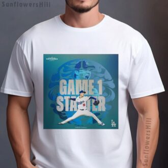 Los Angeles Dodgers MLB 2025 Yoshinobu Yamamoto Game 1 Starter T-Shirt - Tokyo Series Limited Edition