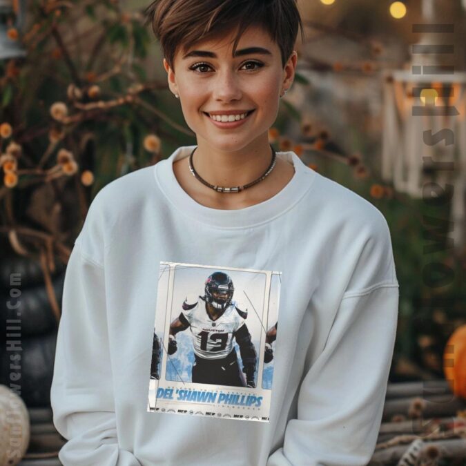 NFL Los Angeles Chargers Del’Shawn Phillips T-Shirt – Bolt Up Linebacker Apparel