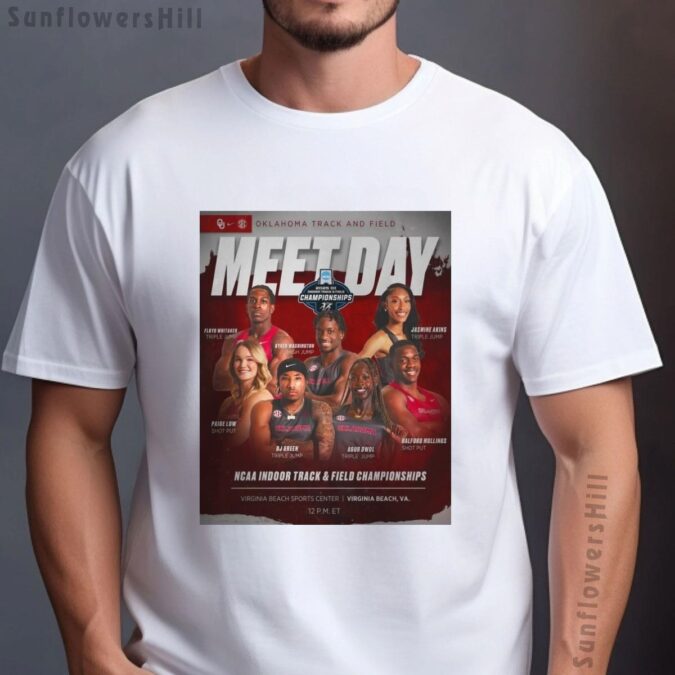Oklahoma Sooners Meet Day 2025 NCAA Track & Field Championship Shirt – Official Poster Design