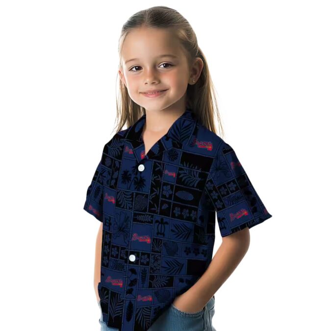 Atlanta Braves Patchwork Hawaiian Shirt – Men’s Summer Beach MLB Fan Wear
