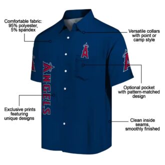 Shop Los Angeles Angels Stuart Minion Blue Hawaiian Shirt - Fun Cartoon Beach Shirt for Fans