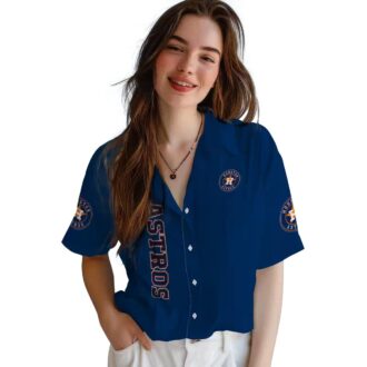 Houston Astros Blue Hawaiian Shirt with Stuart Minion - MLB Team Shirt for Summer Parties