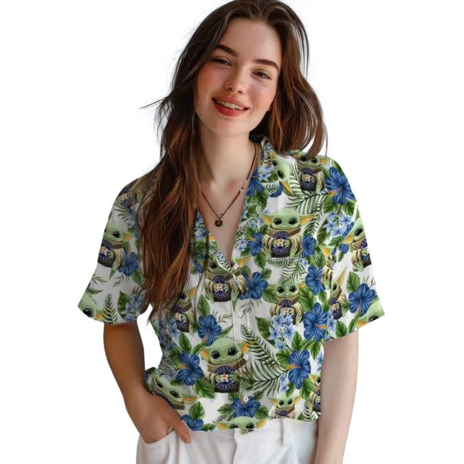 Houston Astros Tropical Hawaiian Shirt – MLB Aloha Beach Shirt with Yoda Design