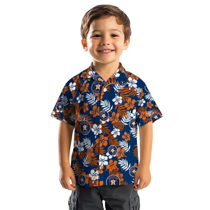 Tropical Blue Floral Houston Astros Hawaiian Shirt – MLB Summer Shirt for Fans
