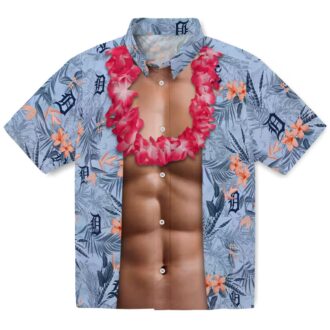 Detroit Tigers Navy Hawaiian Shirt – MLB Aloha Shirt for Summer Fun & Beach Days