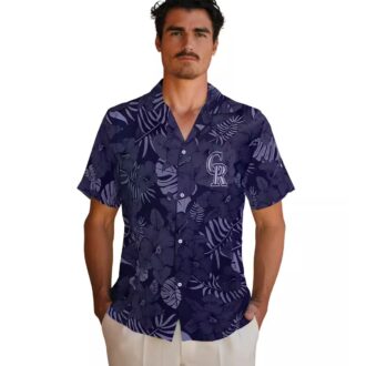 Tropical MLB Colorado Rockies Hawaiian Shirt - Best Shirt for Beach & Summer Baseball Fans