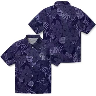 Tropical MLB Colorado Rockies Hawaiian Shirt – Best Shirt for Beach & Summer Baseball Fans