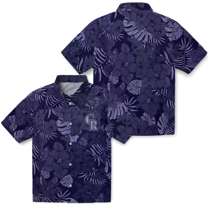 Tropical MLB Colorado Rockies Hawaiian Shirt – Best Shirt for Beach & Summer Baseball Fans