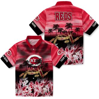 Red Cincinnati Reds Tropical Hawaiian Shirt – Personalized MLB Canoe Summer Style