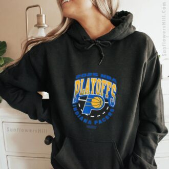 NBA Playoffs 2025 Official Indiana Pacers T-Shirt - Exclusive Design for Fans
