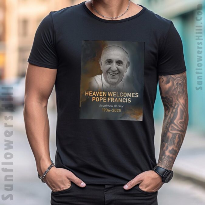 Thank You Pope Francis Shirt – RIP 1936-2025 Jorge Mario Bergoglio Catholic Faith T-Shirt