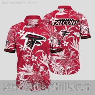 Atlanta Falcons Aloha Monstera Unisex Shirt for Beach Trips and Chillin