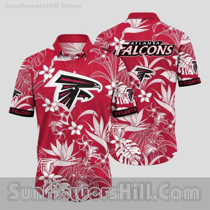 Atlanta Falcons Aloha Monstera Unisex Shirt for Beach Trips and Chillin