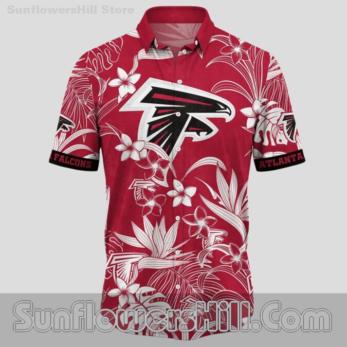 Atlanta Falcons Aloha Monstera Unisex Shirt for Beach Trips and Chillin Atlanta Falcons Aloha Monstera Unisex Shirt for Beach Trips and Chillin