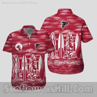 Atlanta Falcons Aloha Style Button Down Shirt for Weekend Fun