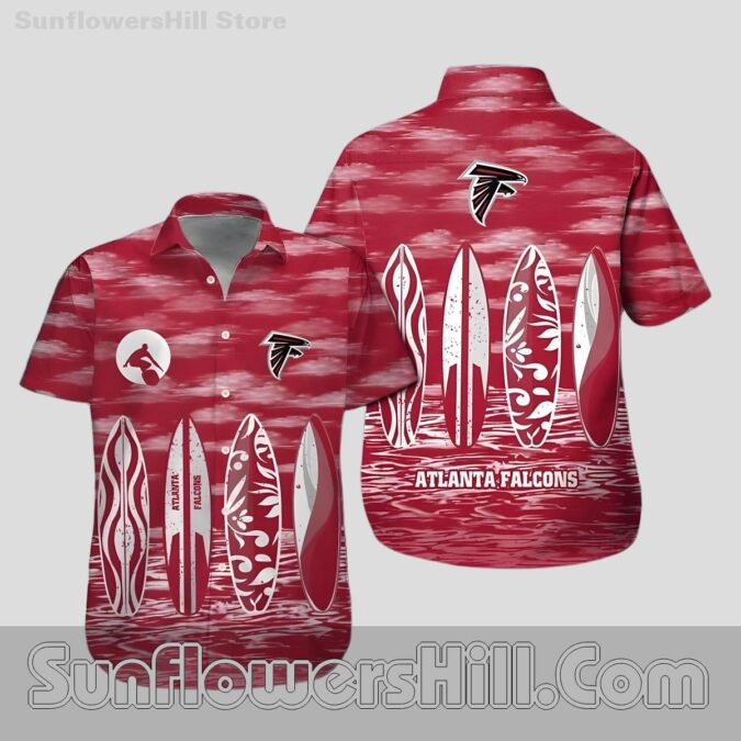 Atlanta Falcons Aloha Style Button Down Shirt for Weekend Fun