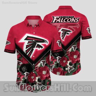 Atlanta Falcons Bold Chest Logo Casual Shirt for Fans Who Love Standout Style