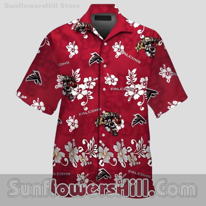 Atlanta Falcons Bold Mascot Tropical Shirt for Diehard NFL Fans Atlanta Falcons Bold Mascot Tropical Shirt for Diehard NFL Fans