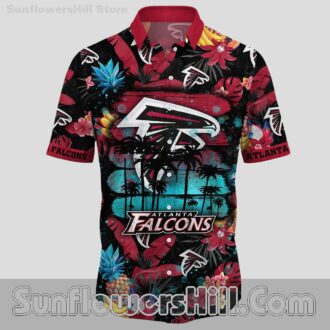 Atlanta Falcons Love Summer Shirt with Tropical Fruit for Vacation and Relaxing Days