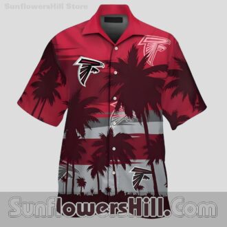 Atlanta Falcons Sunset Palm Hawaiian Shirt for Beach Trips and BBQs