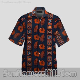 Best Chicago Bears Palm Leaf Casual Aloha Shirt for Summer BBQs
