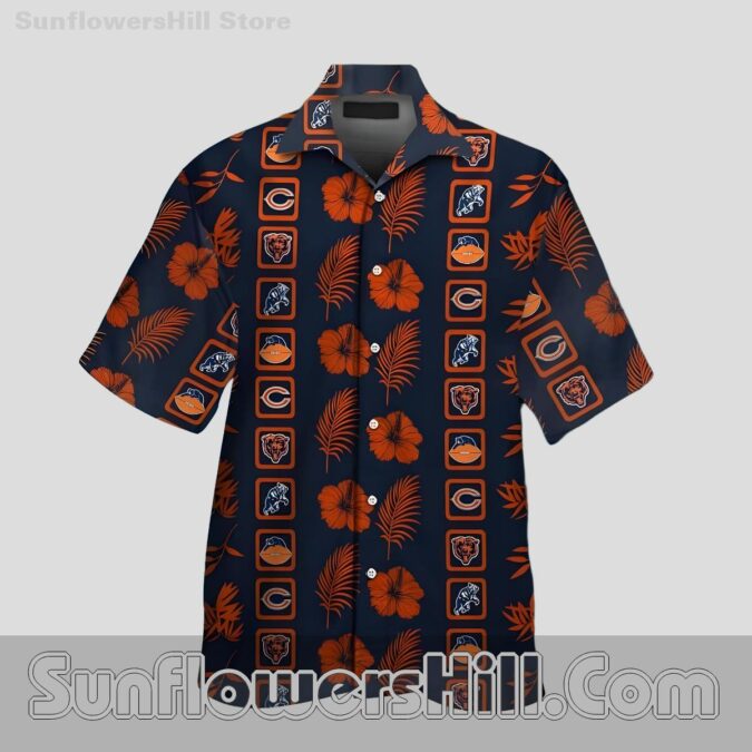 Best Chicago Bears Palm Leaf Casual Aloha Shirt for Summer BBQs