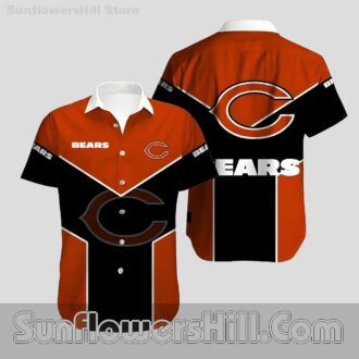 Chicago Bears Orange Panel Button Up Shirt for Game Day Fans