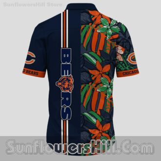 Chicago Bears Tropical Orchid Hawaiian Shirt for Game Day Fans