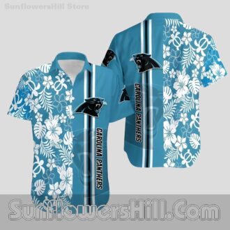 Carolina Panthers Bold Stripe Button Up Shirt for Game Day Vibes