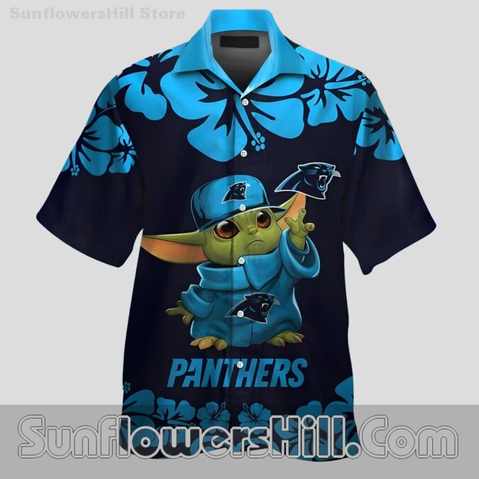 Carolina Panthers Grogu Style Unisex Short Sleeve Shirt for Bold Fans Carolina Panthers Grogu Style Unisex Short Sleeve Shirt for Bold Fans