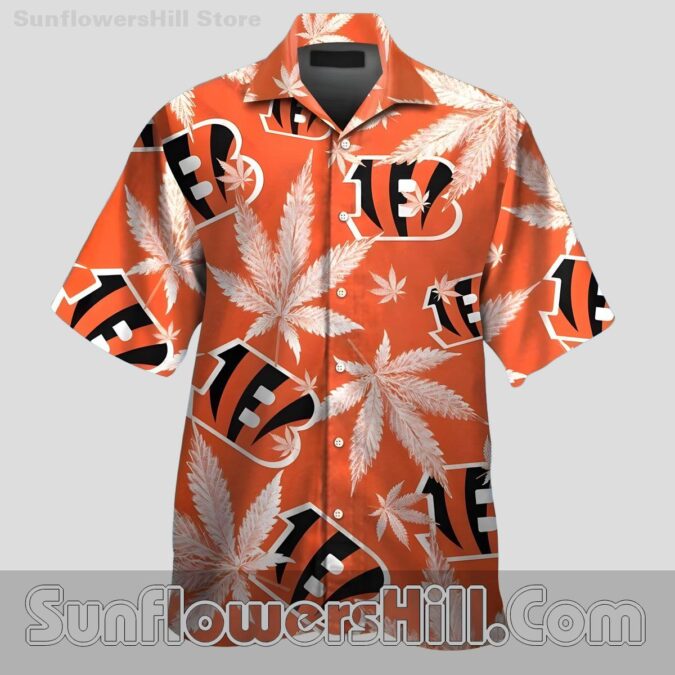 Cincinnati Bengals Cannabis Inspired Casual Shirt for Tailgates and BBQs