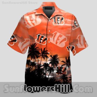 Cincinnati Bengals Coastal Dusk Aloha Shirt for Football Fans