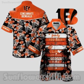 Cincinnati Bengals Family Spirit Hawaiian Shirt for Football Fans