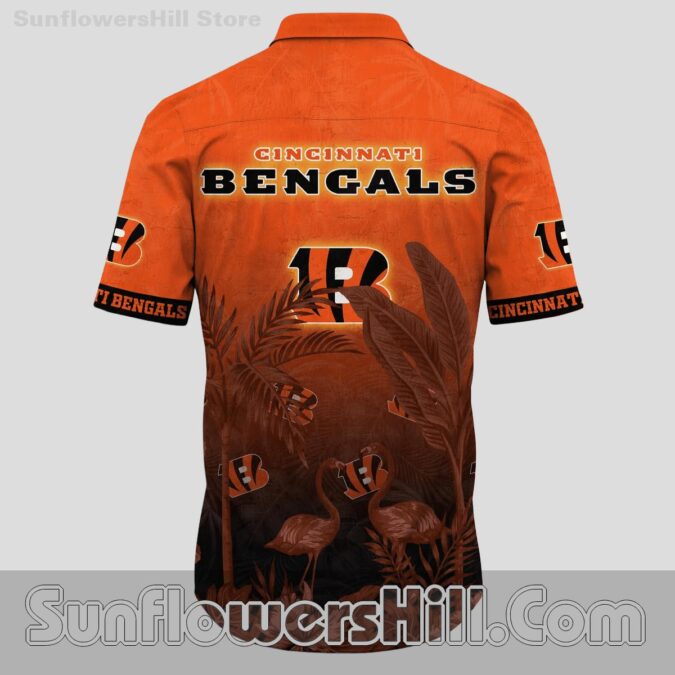 Cincinnati Bengals Flamingo Paradise Hawaiian Shirt for Summer Beach Trips