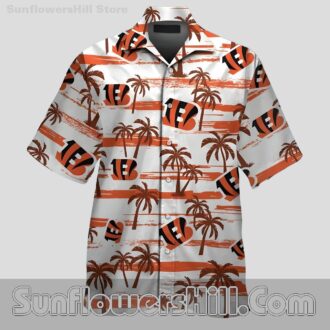 Cincinnati Bengals Island Style Short Sleeve Shirt for Relaxed Sundays