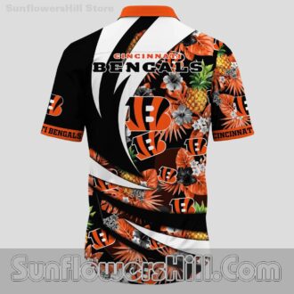 Cincinnati Bengals Pineapple Paradise Hawaiian Shirt for Summer BBQs