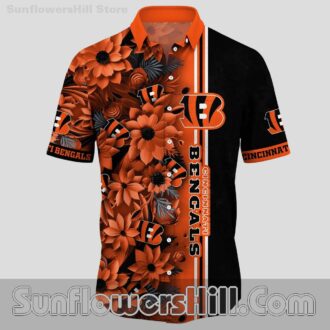 Cincinnati Bengals Tropical Flower Hawaiian Shirt for Game Day Fans