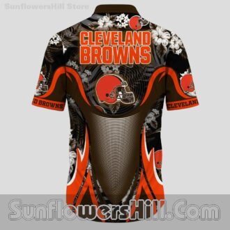 Cleveland Browns Tropical Helmet Aloha Shirt for Football Lovers
