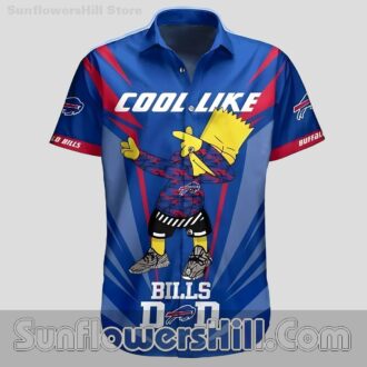 Buffalo Bills Cool Bart Simpson Hawaiian Shirt for Summer Fun