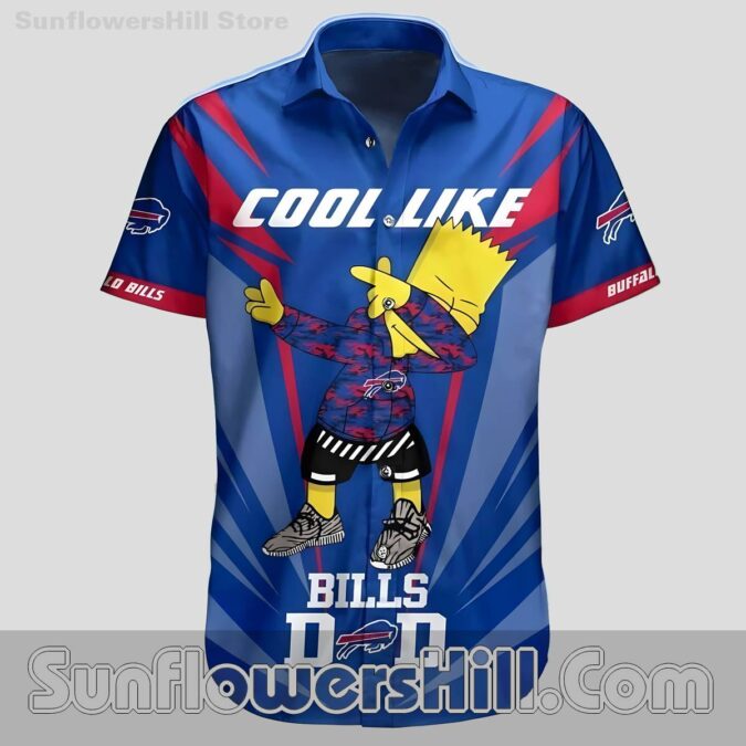 Buffalo Bills Cool Bart Simpson Hawaiian Shirt for Summer Fun