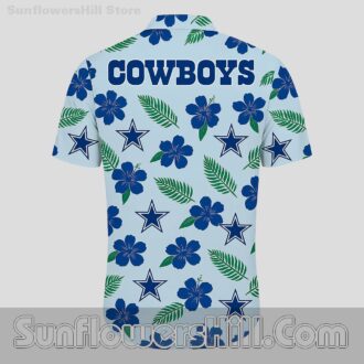 Dallas Cowboys Aloha Floral Short Sleeve Shirt for Weekend Tailgates